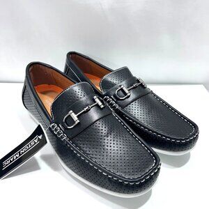 Aston Marc Perforated Classic Driving Walk 3 Men's Black Shoes US 9 - No Box
